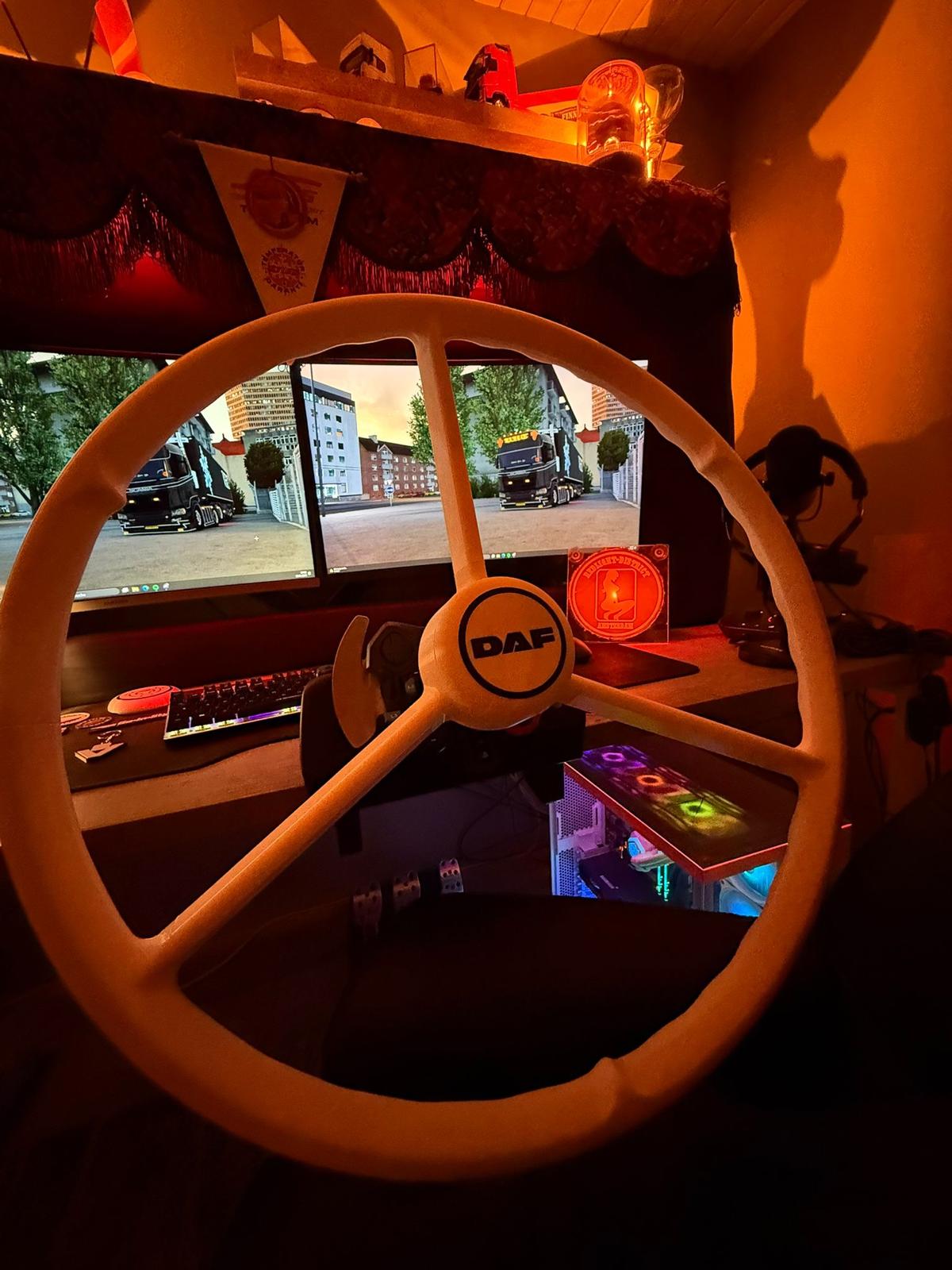 Scania 3-Spoke 53cm Wheel