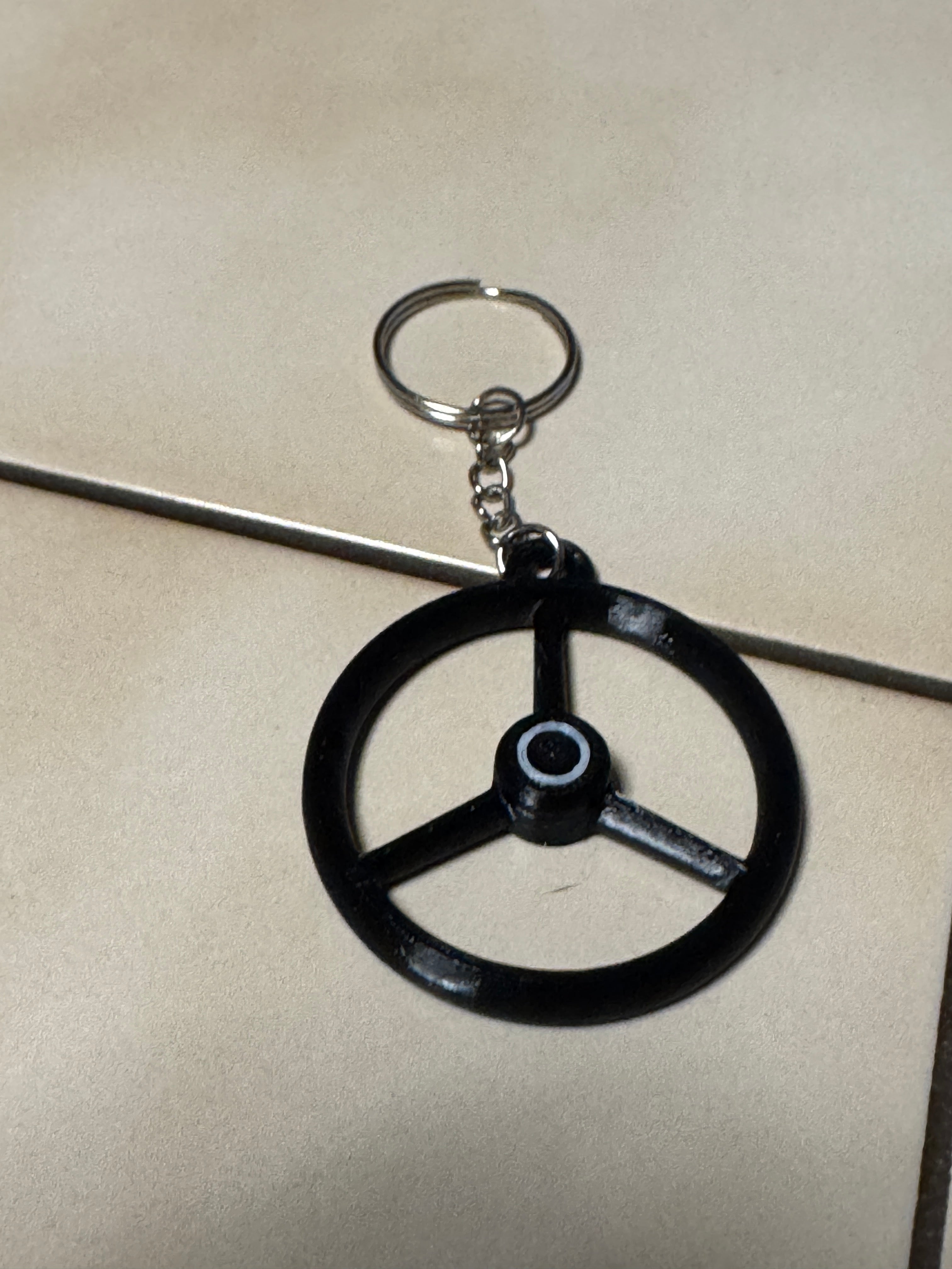 3 Spoke Key Chain